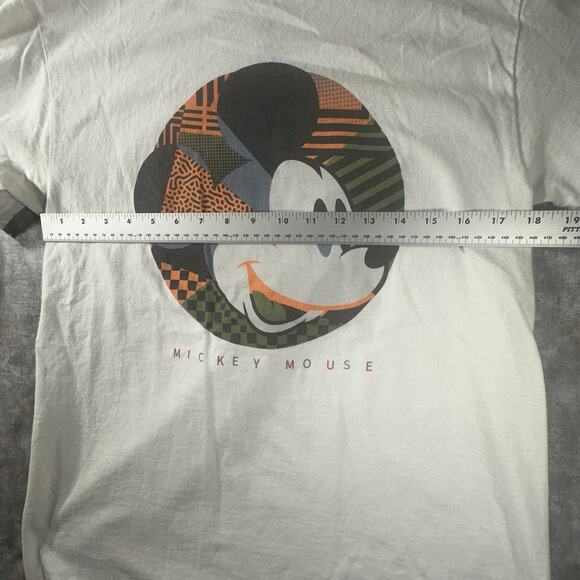 Men's Disney Collection By NEFF Retro Mickey Mouse Face White T-Shirt M - Picture 4 of 6